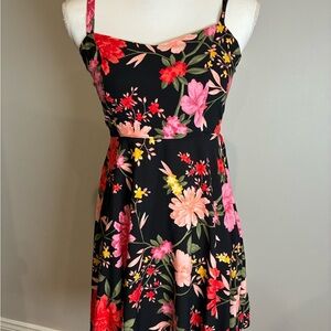 Old Navy Red and Pink Spaghetti Strap Sundress